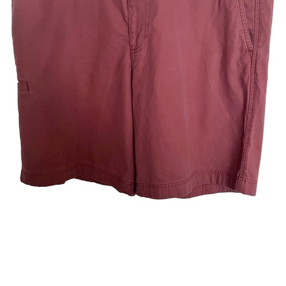 Dockers Mauve Flat Front Relaxed Fit Shorts W 32 - Picture 4 of 7